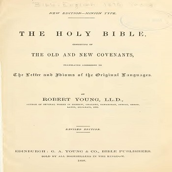 Robert Young's Literal Translation Of The Bible - Revised Edition 1898 PDF