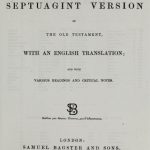 The Septuagint Greek and English Brenton 1879