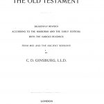 Ginsburgh Tanakh 1926 PDF