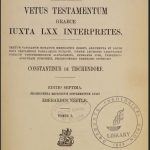 Tishendorf LXX (Septuagint) Vol1 1887